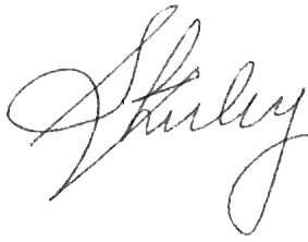 Shirley's Signature